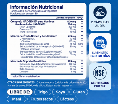 NUVILAB™ Energía y vitalidad masculina